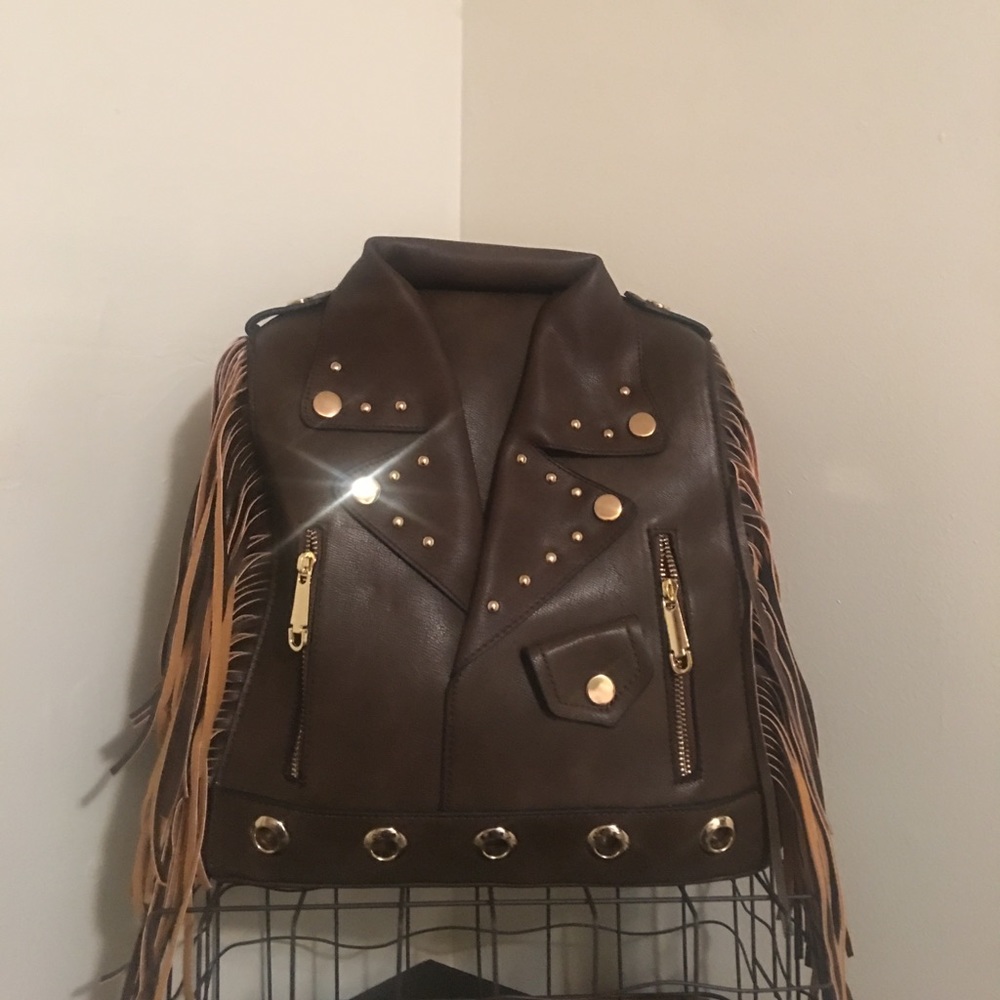 🌸HOST PICK🌸Fashion Moto Jacket Backpack